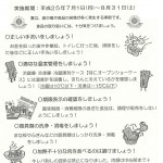 食品衛生夏期総点検実施中